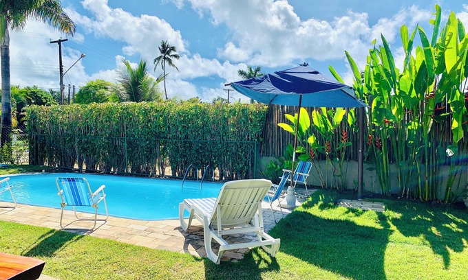 Maceio Casa | Hibiscus Ipioca Maceió- House with 2 bedrooms, swimming pool and a beautiful Gourmet area
