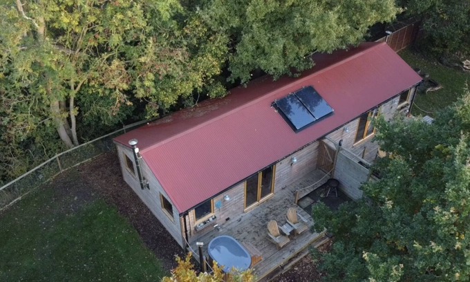 Woodham Ferrers Cabina | Cabaña de madera-De Lujo-Baño en la habitacion-Vista al campo-Hideaway 2 (wit...
