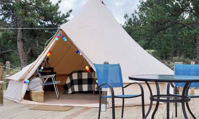 Florissant Alquiler De RV | Hill Top Crystal Peak Overlook Tent Stay