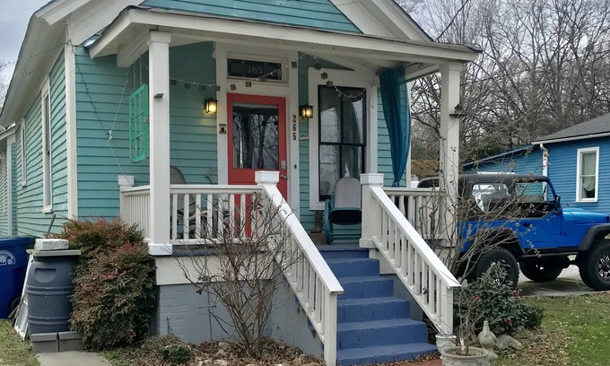 Cabbagetown Casa | Casa histórica con encanto a 2 millas del Super Bowl, sleep6