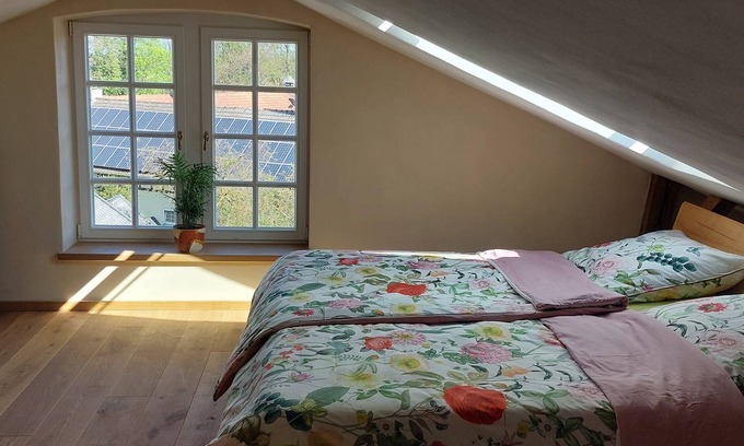 Lippetal Apartamento | Hof Albersmeier Hüttinghausen / Urlaub am Stall - Loggia