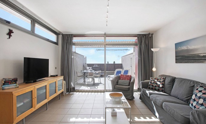 El Medano Apartamento | Apartamento de vacaciones 'Casa Médano 25 By Médano Rentals' con vistas al mar, terraza y Wi-Fi