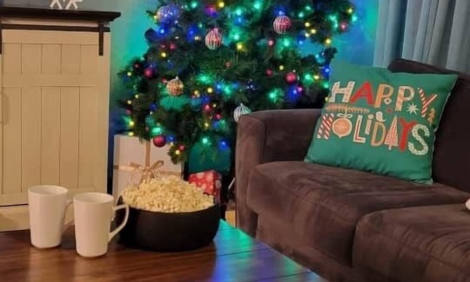 Lindstrom Cabina | Holiday Decor|Multiple Families|Snowshoeing
