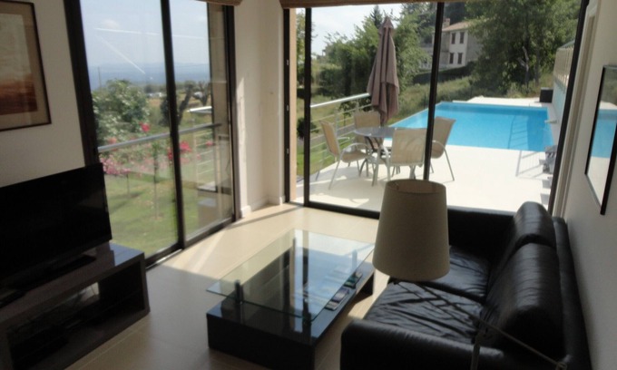 Tourrettes-sur-Loup Casa | Holiday Guest House, Recent, Infinity pool, sea view,Tourrettes sur Loup/Vence
