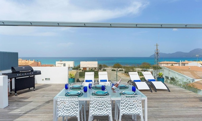 Son Serra de Marina Casa | Casa de vacaciones "Moderna casa panorámica con vistas al mar" con vistas al mar