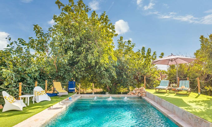 Marratxí Casa | Casa de vacaciones 'Alegrías' con vistas a la montaña, Wi-Fi y aire acondicionado