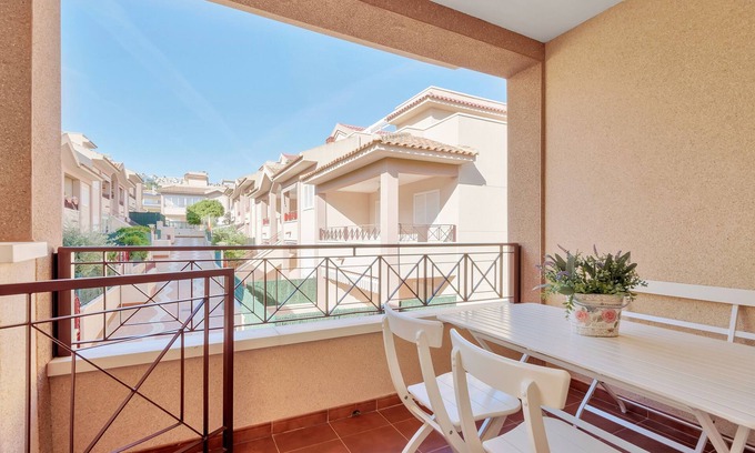 Los Arenales del Sol Casa | Casa de vacaciones 'casa en la playa con piscina, terraza y garaje M'
