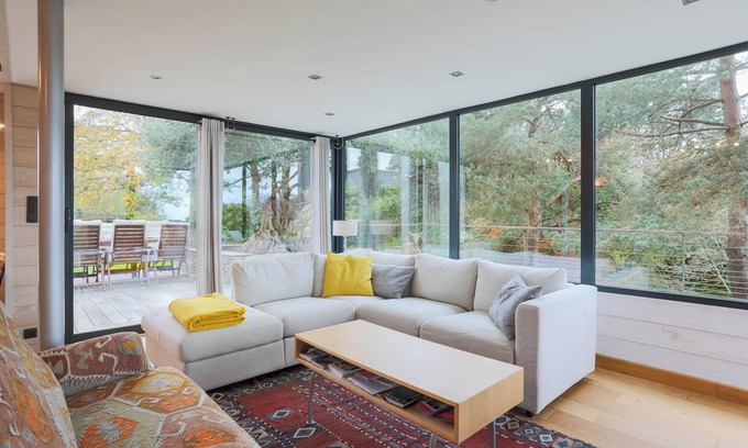 Guimaec Casa | Casa de vacaciones 'Entre Terre Et Mer' con terraza privada, jardín privado y Wi-Fi