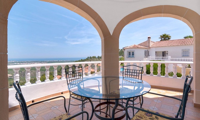 La Font d'en Carros Casa | Casa de vacaciones 'Chalet Tossal Gros' con vistas al mar, Wi-Fi y aire acondicionado
