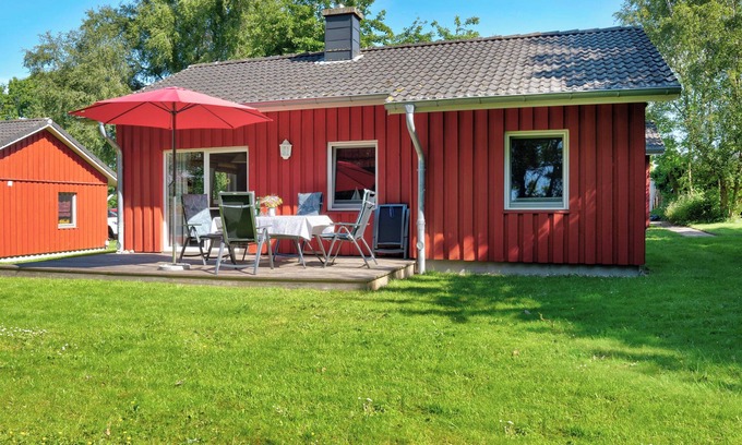 Munkbrarup Casa | Casa de vacaciones 'Ferienhaus Seeschwalbe' con terraza privada, jardín privado y Wi-Fi