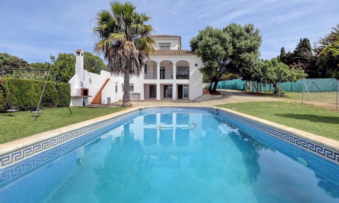 San Roque Casa | Casa de vacaciones 'Fortuna 5' con vistas a la montaña, piscina y terraza