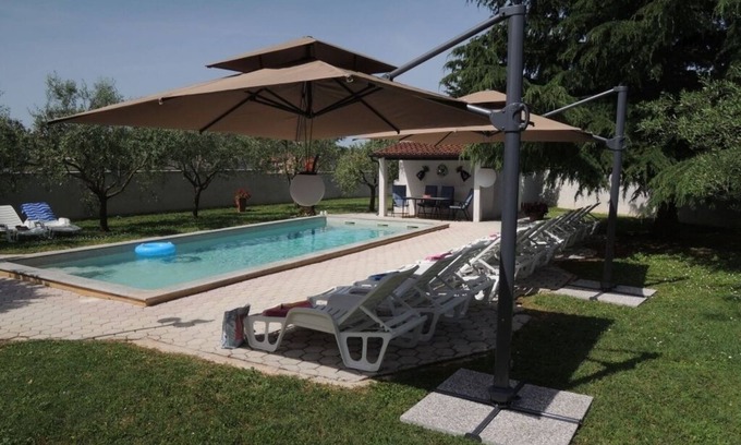 Antonci Chalet De Esquí | Casa de vacaciones en Poreč con Terraza, Acondicionador, WIFI, Lavavajillas (4400-3)