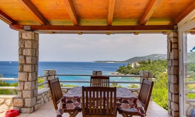 Sveti Jakov Chalet De Esquí | Casa de vacaciones en Stivan con Seaview, Terraza, Acondicionador, WIFI (4239-1)