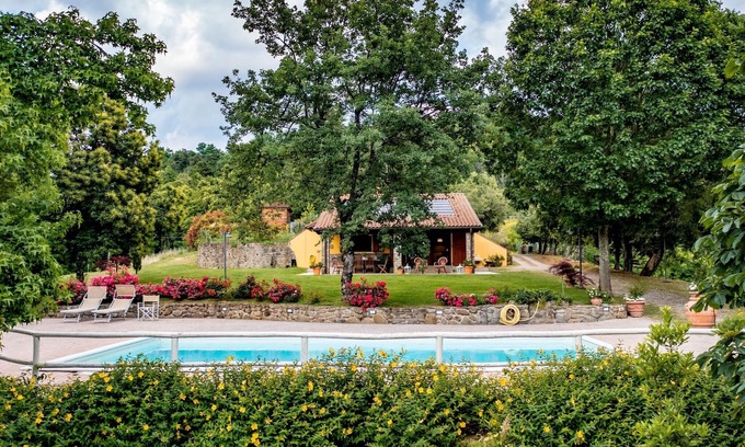 Margine Coperta-Traversagna Cabaña | Casa en Toscana con Piscina y Olivos