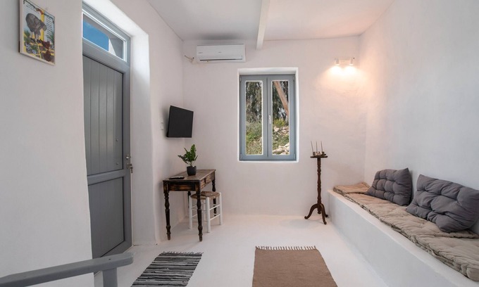 Marpissa Casa | Casa de vacaciones 'Kalesma Marpissa' con vistas al mar, terraza privada y aire acondicionado