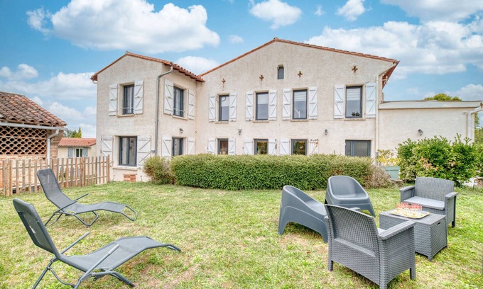 Caraman Casa | Casa de vacaciones 'Les Echaunes' con terraza privada, Wi-Fi y aire acondicionado