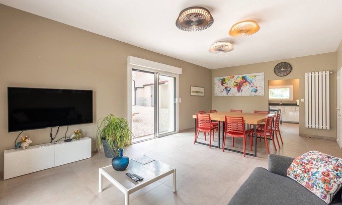 Ousse Casa | Casa de vacaciones 'Maison De Campagne' con terraza privada, jardín privado y Wi-Fi