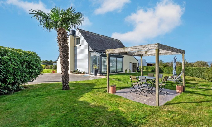 Camaret-sur-Mer Casa | Casa de vacaciones "Meublé de Tourisme Acanthe" con vistas al mar, terraza privada y Wi-Fi