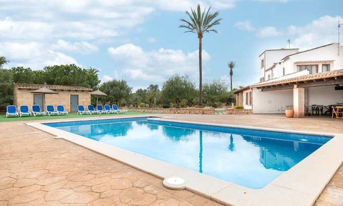 Campos Casa | Casa de vacaciones 'Sant Blai Nou' con piscina privada, terraza privada y Wi-Fi