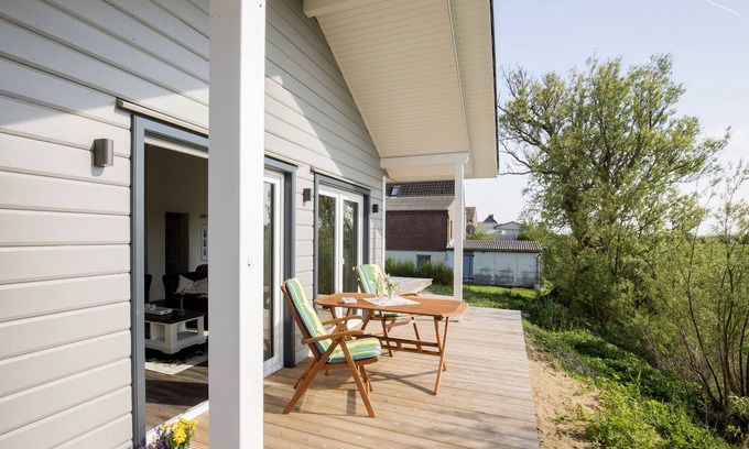 Pellworm Casa | Casa de vacaciones con vista panorámica: perla gris - en medio del Mar del Norte