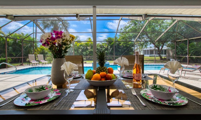 Caloosahatchee Casa | Casa de vacaciones con gran piscina climatizada - orientación sur
