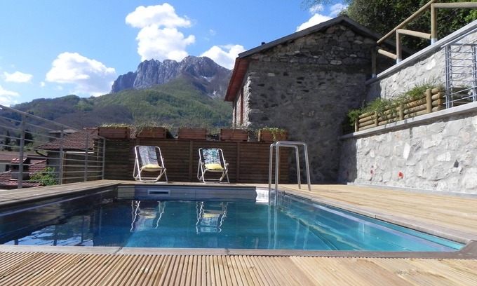 Minucciano Casa | Casa de vacaciones con piscina en Garfagnana