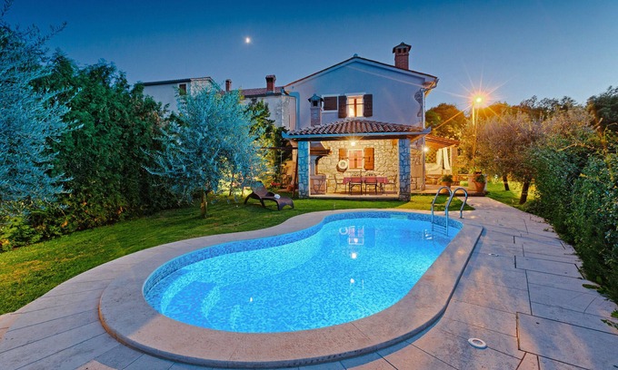 Boljevici Villa | Albino in Kršan (Haus für 6 Personen)