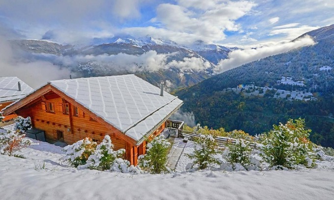 Heremence Chalet De Esquí | Casa de vacaciones Les Masses para 1 - 8 personas con 4 dormitorios - Casa de vacaciones independien