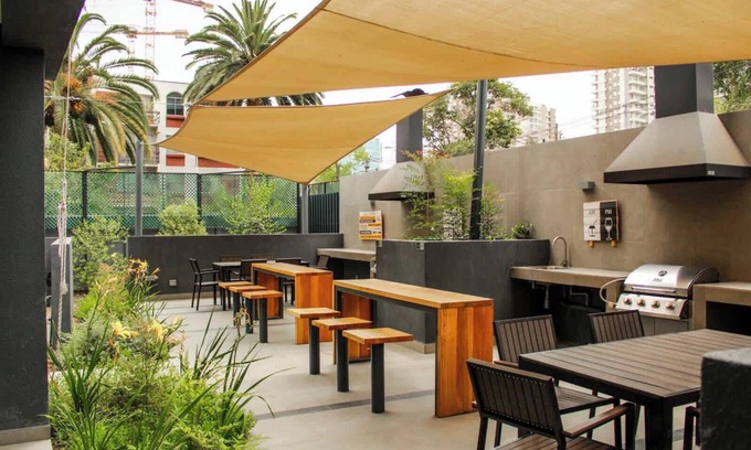 Santiago Apartamento | HOM I Amplio y Comodo Depto 2D2B, Nunoa 3PAX