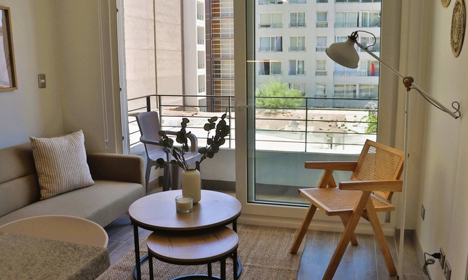 Downtown Santiago Apartamento | HOM I Dpto 1D1B 2PAX Cerca del Movistar Arena