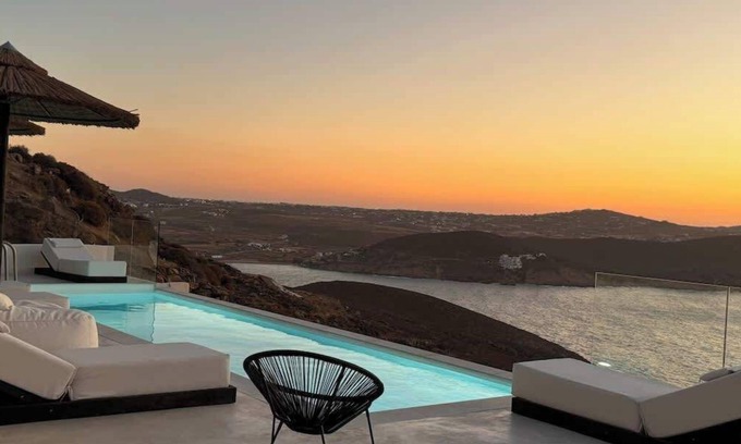 Ftelia Villa | HoM Mykonos. Sea view Villa with private pool