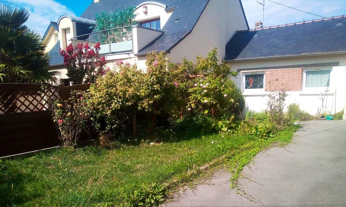 Rocabey - Alsace - Gare Casa | Homerez - Casa a 1 km de la playa para 5 pers. con jardín en Saint-Malo