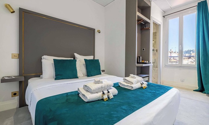 Cannes City Centre Apartamento | Hotel Avaton - Habitación acogedora - Centro de Cannes