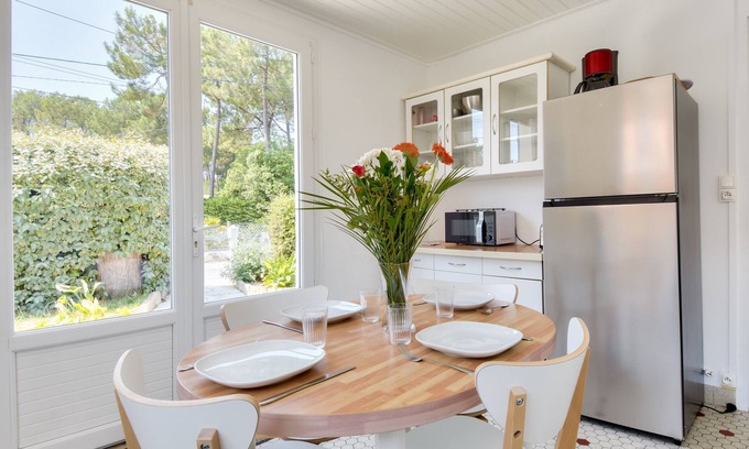 La Barre-de-Monts Chalet De Esquí | Casa para 5 entre playa y bosque