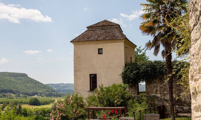 Beynac-et-Cazenac Cabaña | Rural-Vista al campo-Baño privado con ducha