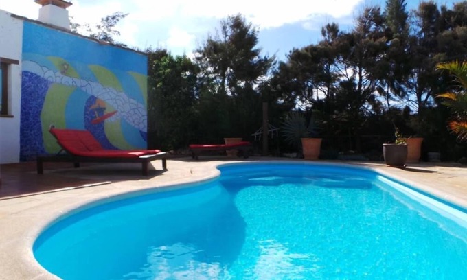 Villaverde Casa | Villa Majo Villaverde, wifi gratis, piscina privada, ideal para familias,bbk