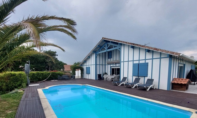 Saint-Geours-d'Auribat Casa | House with private pool