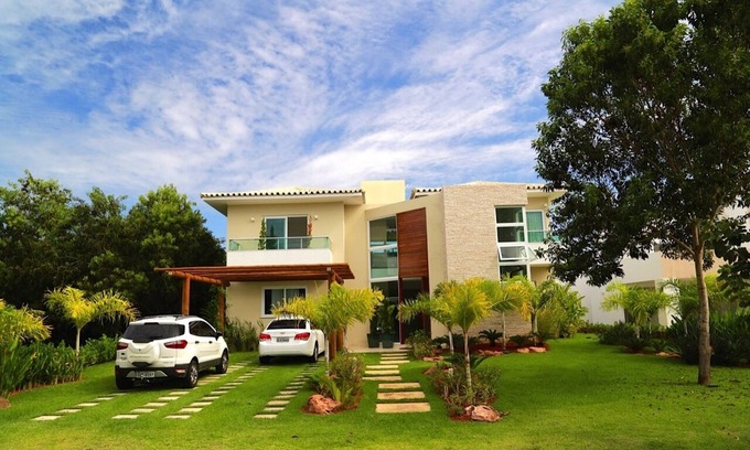 Barra do Jacuipe Casa | Casa con 4 suites en condominio de lujo cerca de la playa