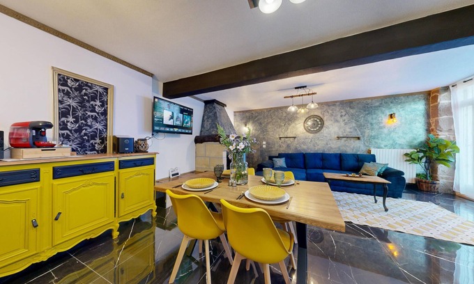 Lissac-sur-Couze Casa | House with Spa and Private Sauna