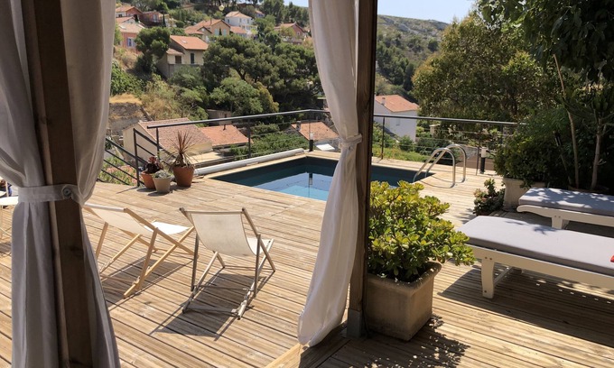 L'Estaque Casa | Casa con piscina en L'Estaque (Marsella)