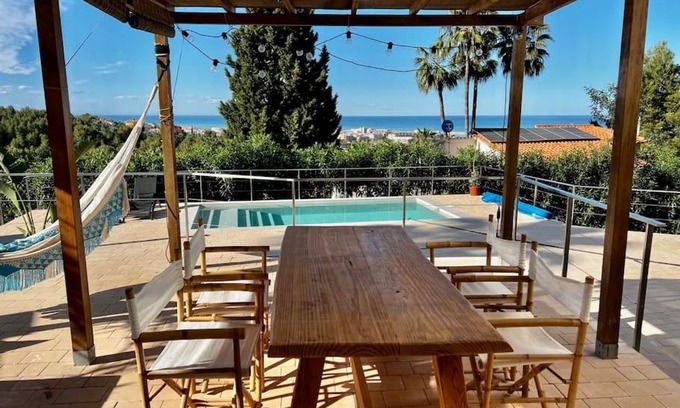 Denia Casa | House with swimming pool and amazing sea and mountain views in Montgó, Denia
