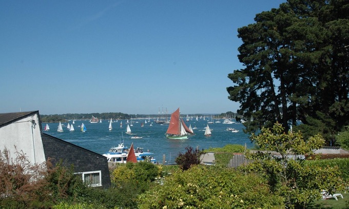 Baden Casa | Casa con vista al golfo de Morbihan, acceso directo al puerto, amplio jardín
