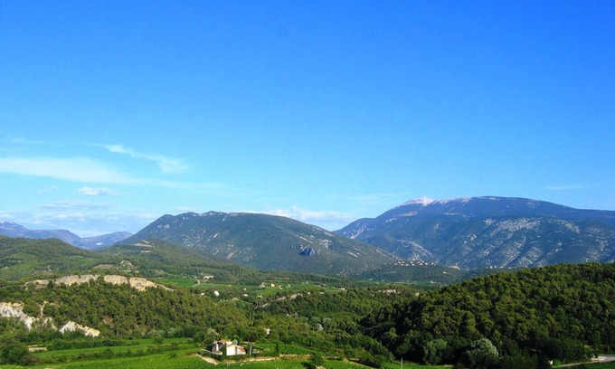 Faucon Casa | casa con WIFI con su vista panorámica del Mont Ventoux y Baronnies