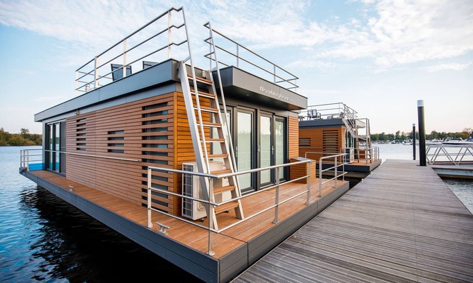 Leuken Alquiler De Eote | Casa flotante en Países Bajos cerca del parque