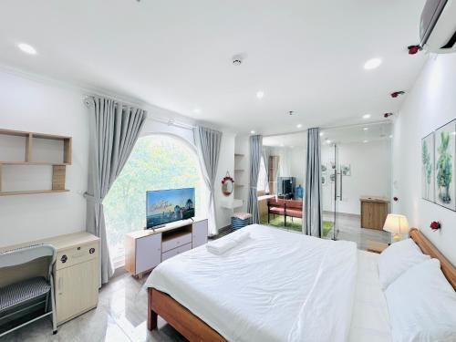 An Phu Apartamento | I RiverSide 201B I Cozy 1BR Retreat with Private Living Room W Kitchen