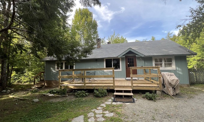 Dedham Casa | Immaculate Country Home by Goose Pond w/ Sandy Private Beach. 25 mi. from Acadia