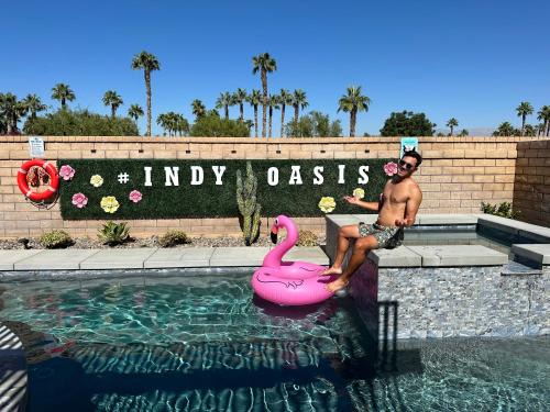 Indio Casa | IndyOasis: pool*spa*games*BBQ*4BR2BA. Wlk2Festivls