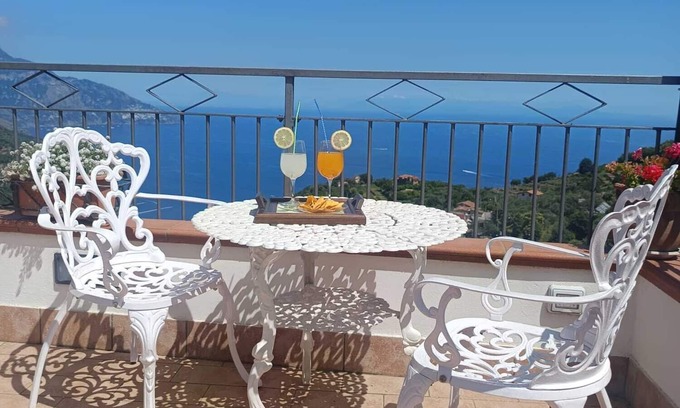 Colli di Fontanelle Casa | De Angelis' Home - Panoramic sea view "Amalfi Coast"