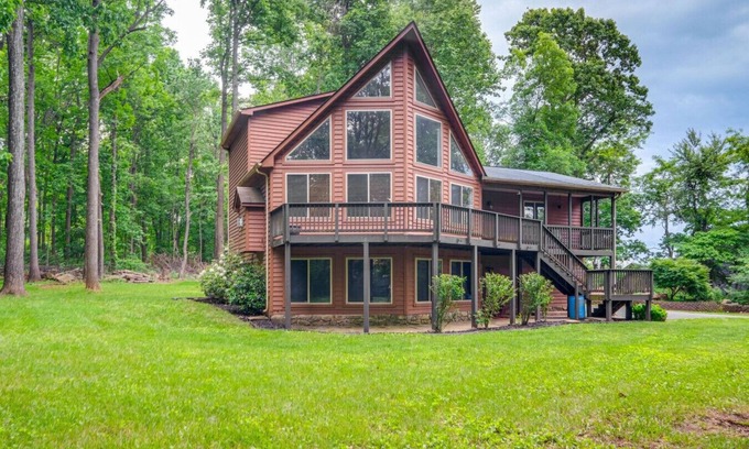 Linden Casa | Jacuzzi Gym Deck + Near VA Wineries