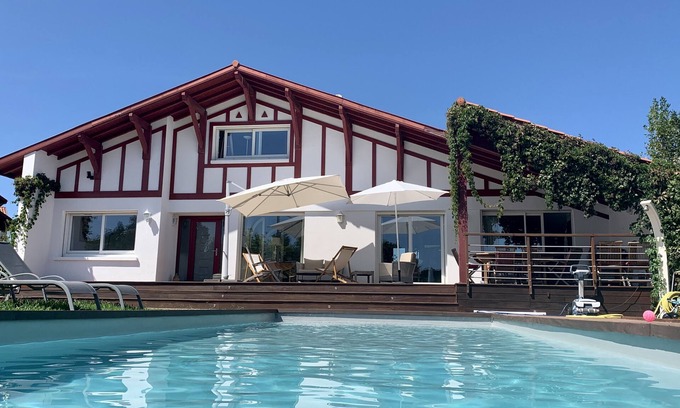 Guethary Villa | Joya del País Vasco: entre piscina y playas, villa ultra equipada.